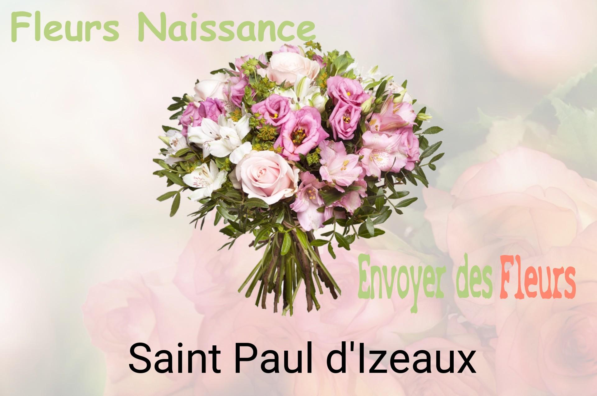 Bouquet de fleurs de naissance livré à Saint-Paul-d'Izeaux